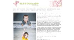 Desktop Screenshot of handinhandnannies.com